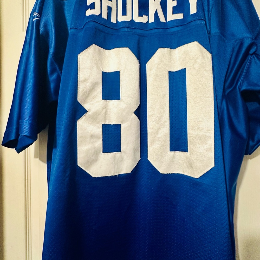 New York Giants Jersey with Number 80 Jeremy Shockey
